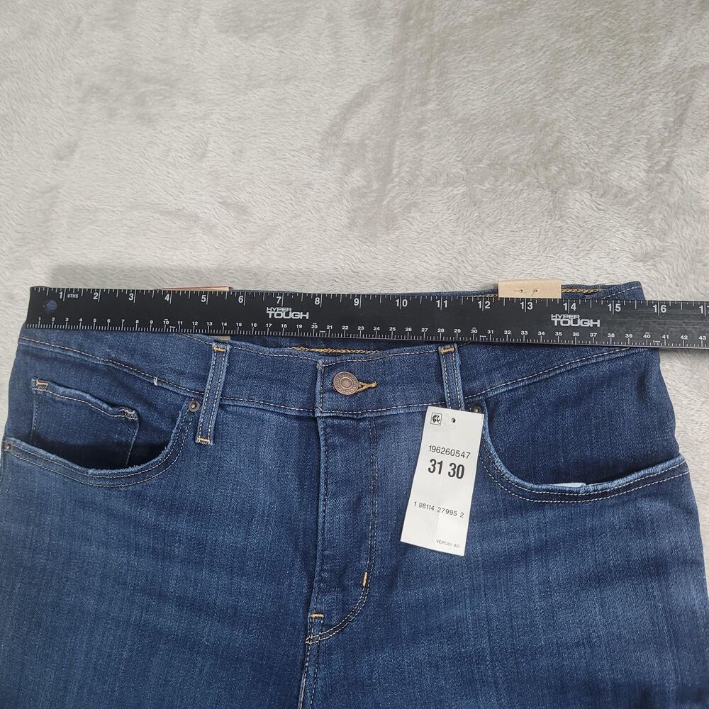 Levi's 311 Shaping Skinny Jeans Womens 31x30 Blue Med Wash Distressed Stretch - Picture 6 of 16